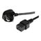 StarTech.com 2m Computer Power Cord - BS-1363 to IEC 320 C19