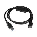 StarTech.com USB 3.0 to eSATA HDD / SSD / ODD Adapter Cable - 3ft eSATA Hard Drive to USB 3.0 Cable
