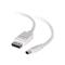 C2G 1m Mini DisplayPort to DisplayPort Adapter Cable M/M - White