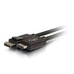 C2G 2m DisplayPort Male to HD Male Adapter Cable - Black