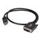 C2G 1m DisplayPort Male to Single Link DVI-D Male Adapter Cable