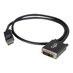C2G 2m DisplayPort Male to Single Link DVI-D Male Adapter Cable
