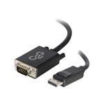 C2G 1m DisplayPort Male to VGA Male Adapter Cable - Black