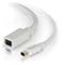 C2G 1m Mini DisplayPort Extension Cable M/F - White