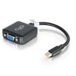 C2G 20cm Mini DisplayPort Male to VGA Female Adapter Black