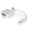 C2G 20cm Mini DisplayPort Male to VGA Female Adapter White