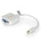 C2G 20cm Mini DisplayPort Male to VGA Female Adapter White