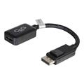 C2G 20cm DisplayPort Male to HDMI Female Adapter Converter Black