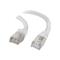 C2G 1m Cat5e Non-Booted Shielded (STP) Network Patch Cable - White