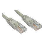 Cables Direct Patch Cable RJ-45 (M) to RJ-45 (M) 25cm UTP CAT 6 Moulded - Grey