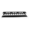 StarTech.com 1U Horizontal Finger Duct Rack Cable Management Panel with Cover