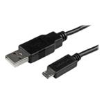 StarTech.com 0.5m Mobile Charge Sync USB to Slim Micro USB Cable for Smartphones and Tablets