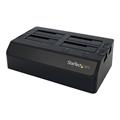 StarTech.com USB 3.0 to 4-Bay SATA 6Gbps Hard Drive Docking Station w/ UASP & Dual Fans