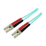 StarTech.com 5m 10 Gb Aqua Multimode 50/125 Duplex LSZH Fiber Patch Cable LC - LC