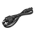StarTech.com 1m 3 Prong Laptop Power Cord – Schuko CEE7 to C5 Clover Leaf Power Cable Lead