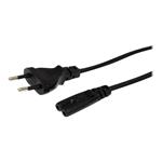 StarTech.com 1m Standard Laptop Power Cord - EU to C7 Power Cable Lead