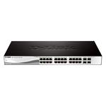 D-Link DGS-1210-24 24-port Gigabit Smart Switch with 4 SFP P