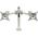 ErgoMounts Stream Dual Desk Mount For Screens up to 24&quot