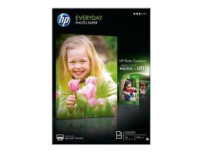 HP Everyday Semi-Gloss Photo Paper-100 sheet/A4/210 x 297 mm
