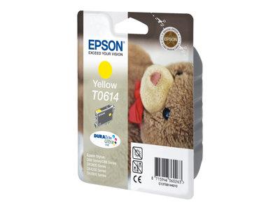 Epson T0614 - Print cartridge - 1 x pigmented yellow - 250 pages
