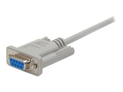 StarTech.com 10 ft Cross Wired DB9 to DB25 Serial Null Modem Cable - F/M