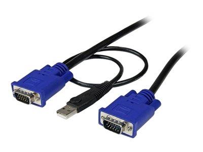 StarTech.com 6 ft 2-in-1 Ultra Thin USB KVM Cable