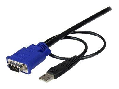 StarTech.com 15 ft 2-in-1 Ultra Thin USB KVM Cable