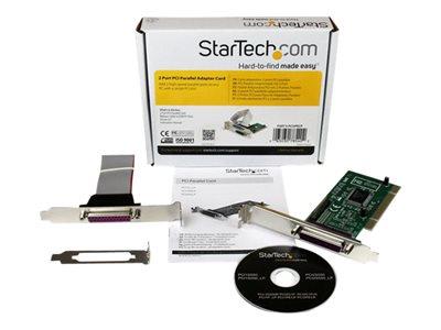 StarTech.com 2 Port PCI Parallel Adapter Card - EPP/ECP