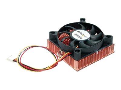 StarTech.com 1U 60x10mm Socket 7/370 CPU Cooler Fan with Copper Heatsink & TX3