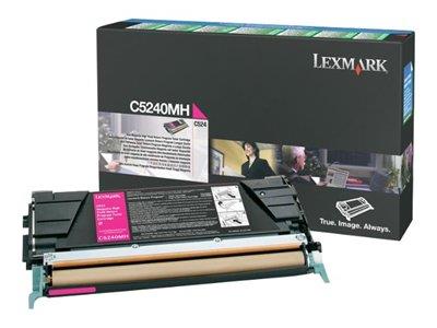 Lexmark C524 5K Magenta HY return prog cart
