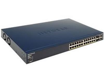 NETGEAR ProSAFE 24-PORT 10/100 PoE Smart Switch with 4 Gigabit Ports