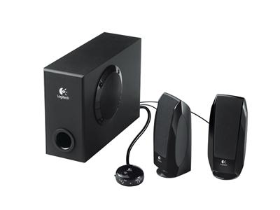 Logitech S-220 - 2.1-channel PC multimedia speaker system - 17 Watt (Total)