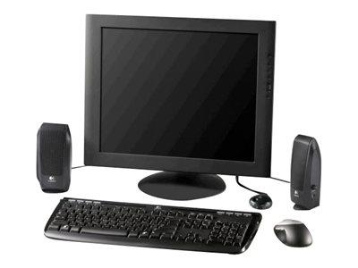 Logitech S-120 - PC multimedia speakers - 2.3 Watt (Total) - black