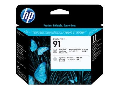 HP 91 Photo Black and Light Gray Printhead