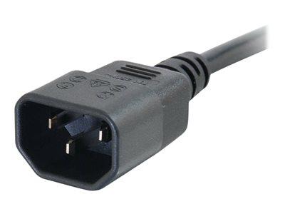 C2G 0.5m 18 AWG Computer Power Extension Cord (IEC320C13 to IEC320C14)