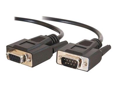 C2G 7m DB9 M/F Extension Cable - Black