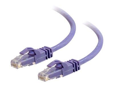 C2G .5m Cat6 550 MHz Snagless Patch Cable - Purple