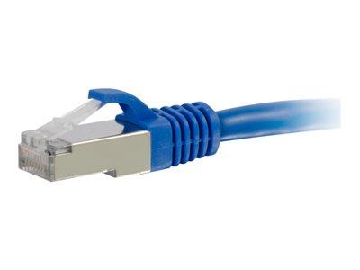 C2G 1m Shielded Cat5E Moulded Patch Cable - Blue