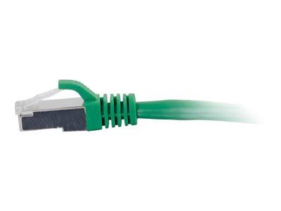 C2G 1m Shielded Cat5E Moulded Patch Cable - Green