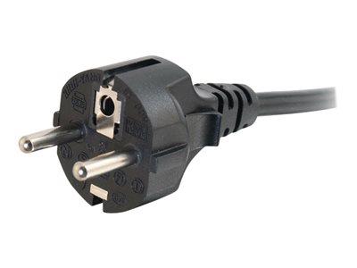 C2G 1m 16 AWG Universal Power Cord (IEC320C13 to CEE7/7)