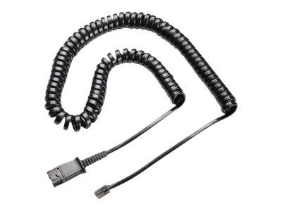 Poly U10P-S19 Headset Bottom Cable - RJ45(M) to Quick Disconnect/QD (F) 4m
