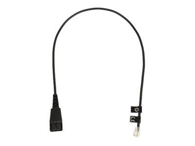 Jabra QD Cord to RJ9 Straight 0,5 Meters Standard-Allocation