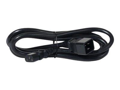 APC POWER CORD C13 TO C20 1.98m Black