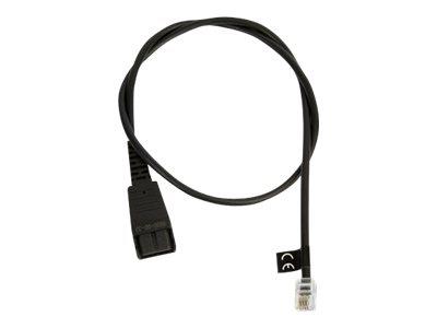 Jabra Headset cable with Bottom Cord & Quick Disconnect