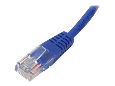 StarTech.com 75 ft Cat5e Blue Molded RJ45 UTP Cat 5e Patch Cable