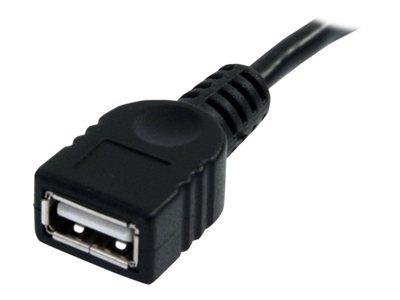 StarTech.com 3 ft Black USB 2.0 Extension Cable A to A - M/F