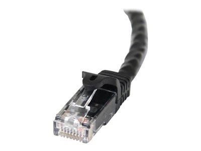 StarTech.com 75 ft Black Gigabit Snagless RJ45 UTP Cat6 Patch Cable