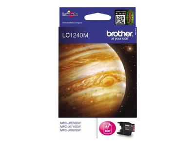 Brother LC1240M - Print cartridge - 1 x magenta - 600 pages
