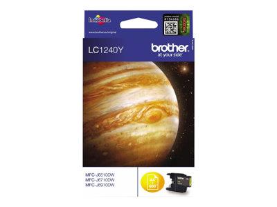 Brother LC1240Y - Print cartridge - 1 x yellow - 600 pages