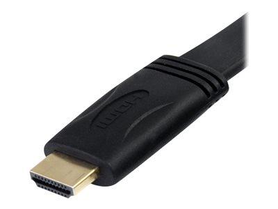 StarTech.com 6 ft Flat High Speed HDMI Cable with Ethernet - Ultra HD 4k x 2k HDMI Cable